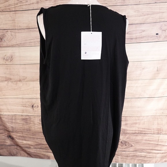 NWT INGRED & ISABEL BLACK DRAPE DRESS WOMENS SIZE M MEDIUM NEW! - Picture 4 of 7